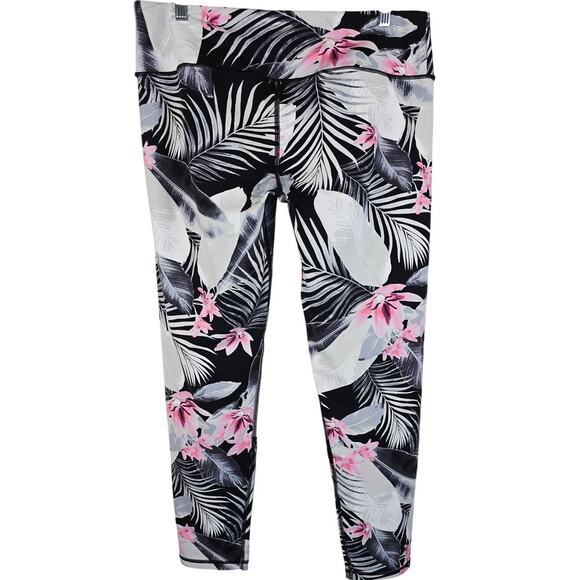 Victoria Secret Sport Knockout Hawiian Athletic Athleisure Women's Leggings XL - Picture 2 of 4